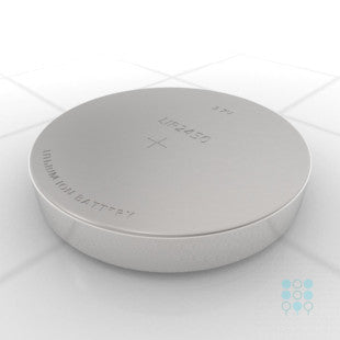 LIR2450 Coin Cell, 24.5mm, 120mAh, 120mA, 3.7V, Grade A Lithium-ion Rechargeable Button Cell