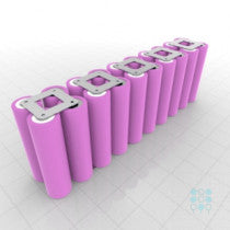 7S2P Battery Pack with Sony VTC6 Cells, 6Ah, 30A, 25.2V, Cuboid Shape, Customizable