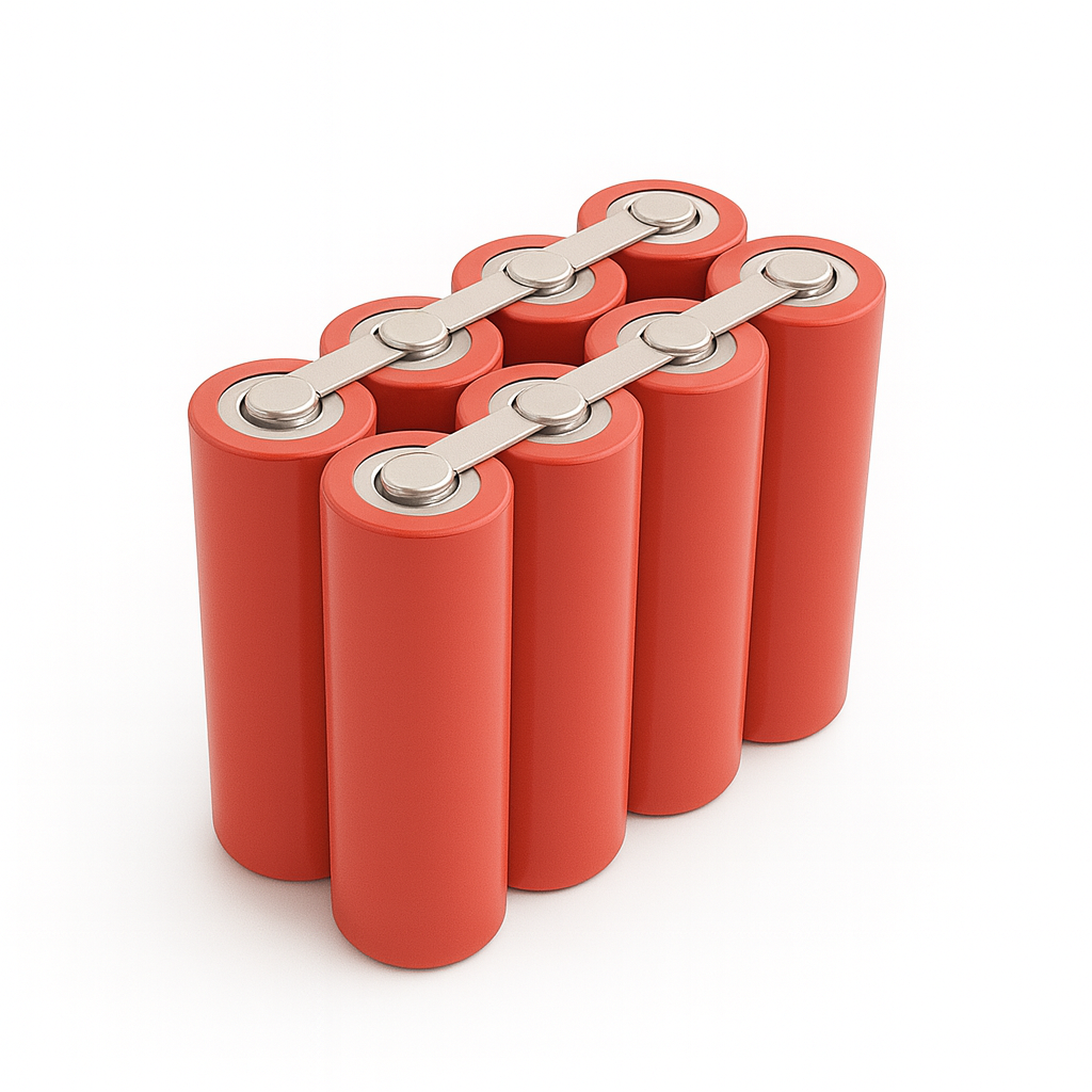 4S4P Battery Pack with Sanyo GA Cells, 13Ah, 40A, 14.4V, Cuboid Shape, Customizable