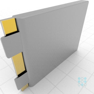 Lithium Polymer LiPo Battery, 450mAh, 13.5A, 3.7V, 1.665Wh, Grade A Lithium-ion (Pouch) - Model: SLPB4330048