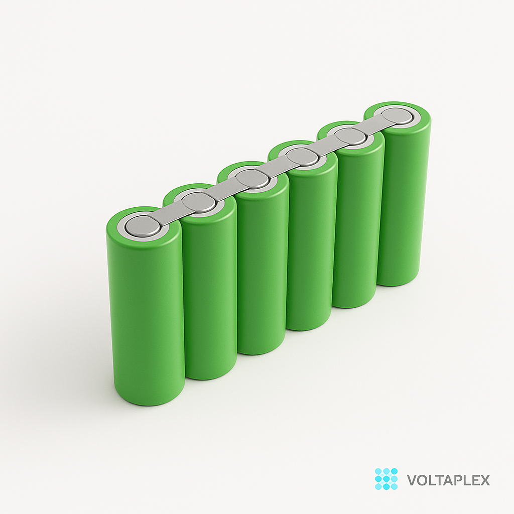7S1P Battery Pack with Samsung 25R Cells, 2.5Ah, 20A, 25.2V, Cuboid Shape, Customizable