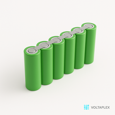 7S1P Battery Pack with Molicel P42A Cells, 4.2Ah, 20A, 25.2V, Cuboid Shape, Customizable