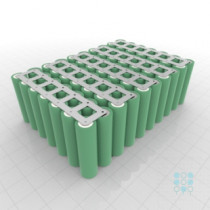 10S7P Battery Pack with Samsung 25R5 Cells, 17.5Ah, 140A, 36V, Cuboid Shape, Customizable