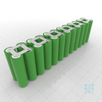 12S2P Battery Pack with LG MJ1 Cells, 7Ah, 20A, 43.2V, Cuboid Shape, Customizable