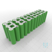 12S3P Battery Pack with LG MJ1 Cells, 10.5Ah, 30A, 43.2V, Cuboid Shape, Customizable