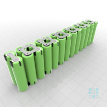 13S2P Battery Pack with Panasonic PF Cells, 5.76Ah, 20A, 46.8V, Cuboid Shape, Customizable