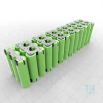 13S3P 46.8V li ion battery pack with Panasonic PF cuboid iso