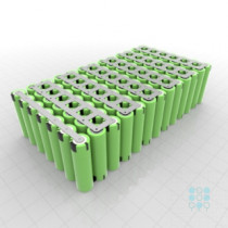 13S7P Battery Pack with Panasonic PF Cells, 20.16Ah, 70A, 46.8V, Cuboid Shape, Customizable