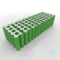 14S5P Battery Pack with LG MJ1 Cells, 17.5Ah, 50A, 50.4V, Cuboid Shape, Customizable