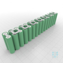 15S2P Battery Pack with Samsung 25R5 Cells, 5Ah, 40A, 54V, Cuboid Shape, Customizable