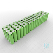 18S4P Battery Pack with Panasonic PF Cells, 11.52Ah, 40A, 64.8V, Cuboid Shape, Customizable
