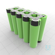 2S5P 7.2V li ion battery pack with Panasonic B cuboid iso