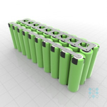 3S10P Battery Pack with Panasonic PF Cells, 28.8Ah, 100A, 10.8V, Cuboid Shape, Customizable