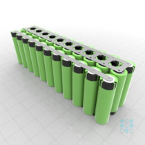 3S11P Battery Pack with Panasonic B Cells, 36.85Ah, 53.62A, 10.8V, Cuboid Shape, Customizable