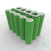 3S5P 10.8V li ion battery pack with LG MJ1 cuboid iso