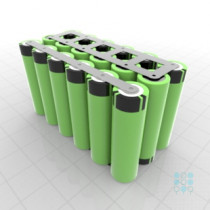 3S6P 10.8V li ion battery pack with Panasonic B cuboid iso