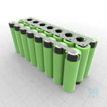 3S8P Battery Pack with Panasonic B Cells, 26.8Ah, 39A, 10.8V, Cuboid Shape, Customizable