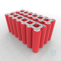4S7P Battery Pack with LG HE2 Cells, 17.5Ah, 140A, 14.4V, Cuboid Shape, Customizable
