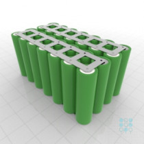 4S7P Battery Pack with LG MJ1 Cells, 24.5Ah, 70A, 14.4V, Cuboid Shape, Customizable