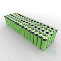 5S16P Battery Pack with Panasonic B Cells, 53.6Ah, 78A, 18V, Cuboid Shape, Customizable