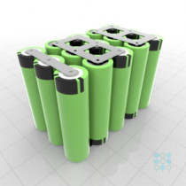 5S3P Battery Pack with Panasonic B Cells, 10.05Ah, 14.62A, 18V, Cuboid Shape, Customizable