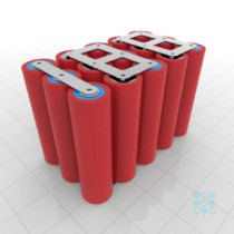 5S3P Battery Pack with Sanyo GA Cells, 10.35Ah, 30A, 18V, Cuboid Shape, Customizable