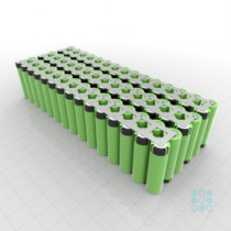6S15P Battery Pack with Panasonic B Cells, 50.25Ah, 73.12A, 21.6V, Cuboid Shape, Customizable