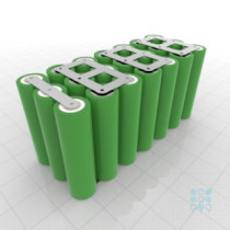 7S3P Battery Pack with LG MJ1 Cells, 10.5Ah, 30A, 25.2V, Cuboid Shape, Customizable