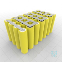 7S4P Battery Pack with LG HE4 Cells, 10Ah, 80A, 25.2V, Cuboid Shape, Customizable