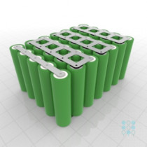 7S5P Battery Pack with LG MJ1 Cells, 17.5Ah, 50A, 25.2V, Cuboid Shape, Customizable