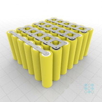 7S6P Battery Pack with LG HE4 Cells, 15Ah, 120A, 25.2V, Cuboid Shape, Customizable