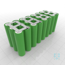 8S3P Battery Pack with LG MJ1 Cells, 10.5Ah, 30A, 28.8V, Cuboid Shape, Customizable