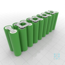 9S2P Battery Pack with LG MJ1 Cells, 7Ah, 20A, 32.4V, Cuboid Shape, Customizable