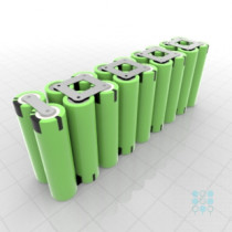 9S2P 32.4V li ion battery pack with Panasonic PF cuboid iso