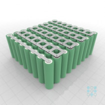9S8P Battery Pack with Samsung 25R5 Cells, 20Ah, 160A, 32.4V, Cuboid Shape, Customizable