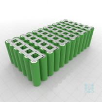 12S6P Battery Pack with LG MJ1 Cells, 21Ah, 60A, 43.2V, Cuboid Shape, Customizable