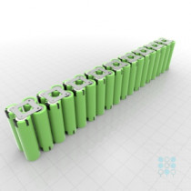 18S2P Battery Pack with Panasonic PF Cells, 5.76Ah, 20A, 64.8V, Cuboid Shape, Customizable