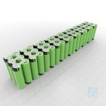 18S3P Battery Pack with Panasonic B Cells, 10.05Ah, 14.62A, 64.8V, Cuboid Shape, Customizable