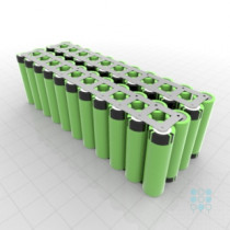 4S11P Battery Pack with Panasonic B Cells, 36.85Ah, 53.62A, 14.4V, Cuboid Shape, Customizable