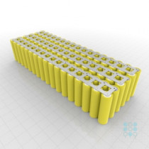 6S17P Battery Pack with LG HE4 Cells, 42.5Ah, 340A, 21.6V, Cuboid Shape, Customizable