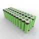 4S11P 14.4V li ion battery pack with Panasonic B cuboid iso